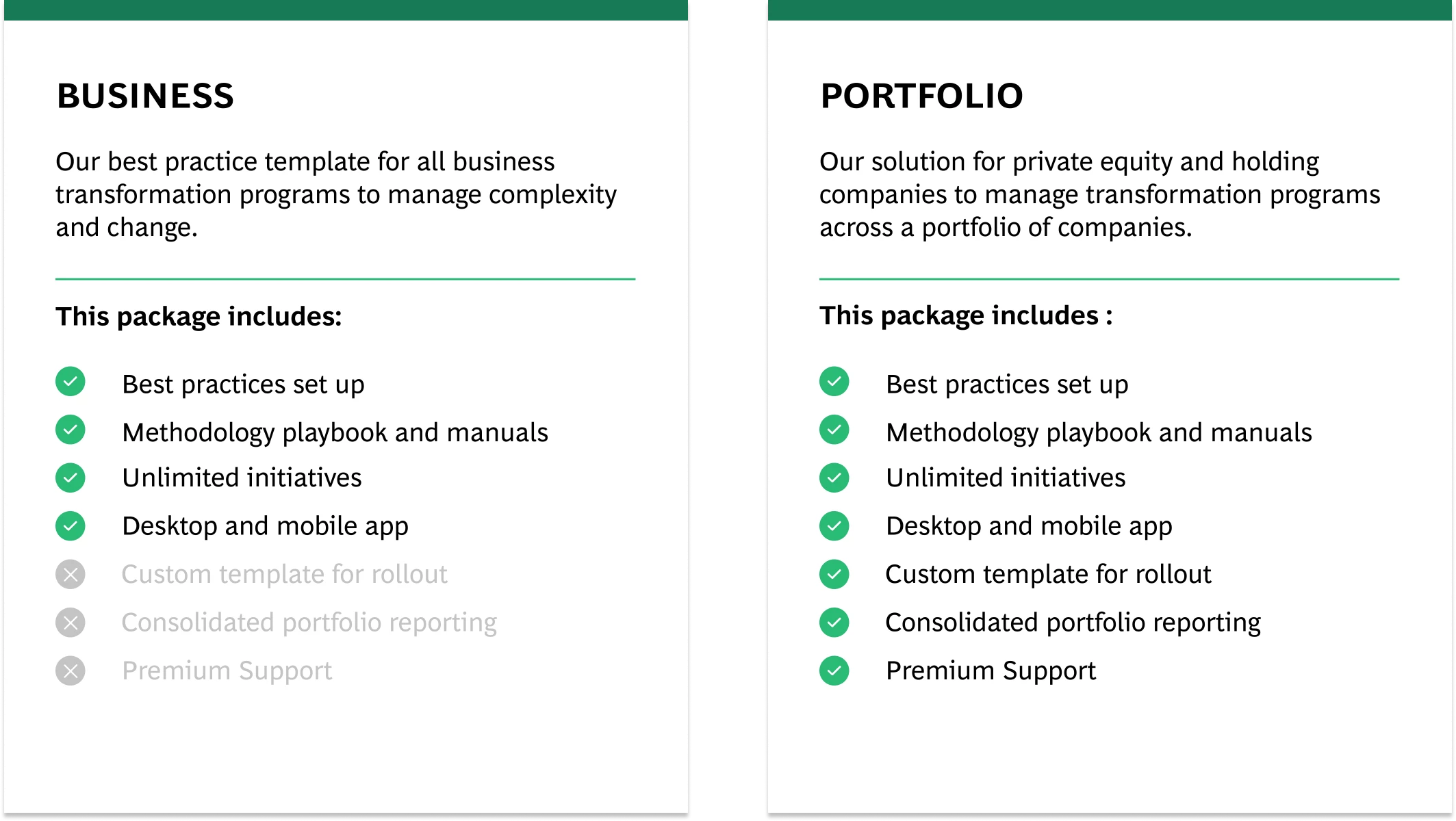 KEY by BCG packages