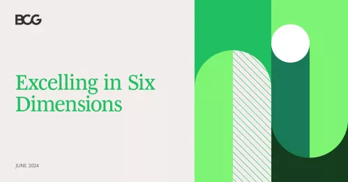 Slide 1 of 9 Excelling in Six Dimensions 