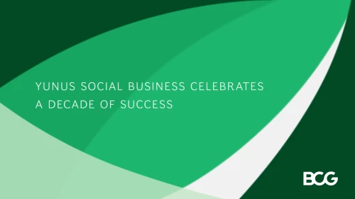 Yunus Social Business Celebrates a Decade of Success