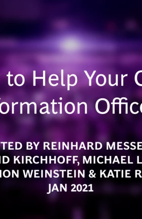 How to Help Your Chief Transformation Officer Win