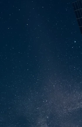 "Satellite in space"