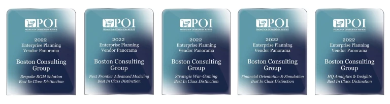 POI 2022 Enterprise Planning Vendor Panorama Report - 'Best in Class' Distinctions