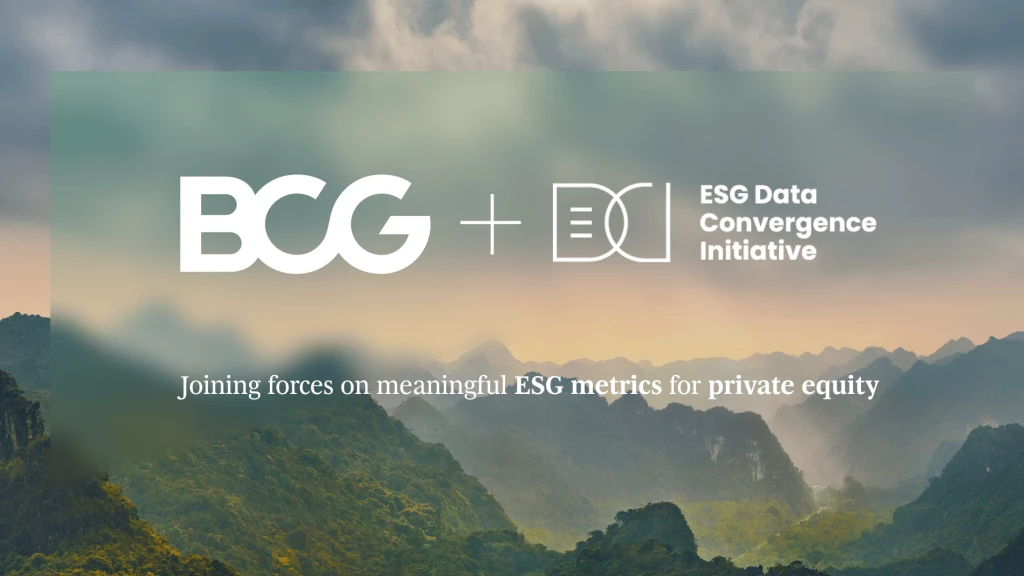 BCG x ESG Data Partnership