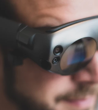 Men Wearing Virtual Reality Goggles