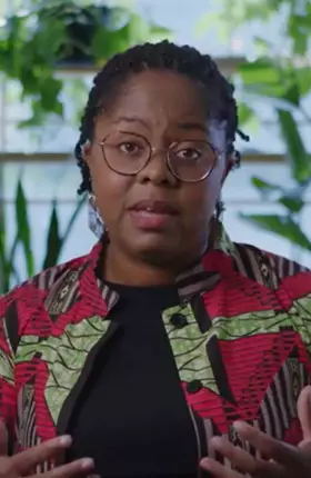 BCG expert Kedra Newsom giving a TED talk