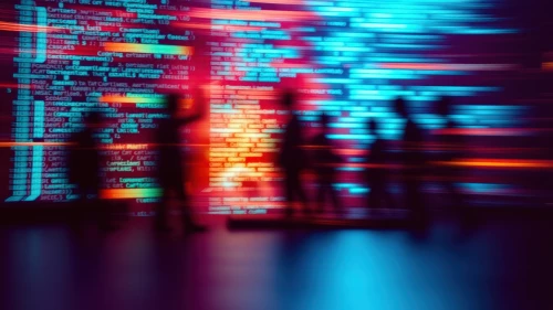 people blur