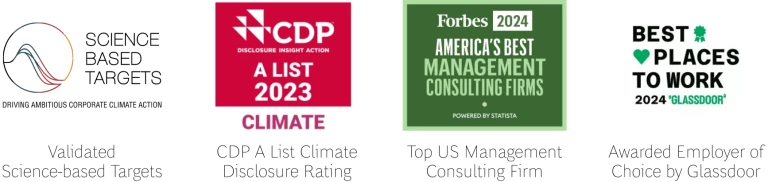 Sustainability Company certification logos