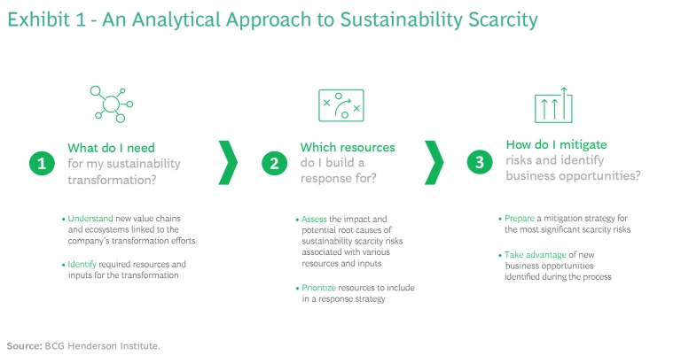 An analytical approach to sustainability scarcity